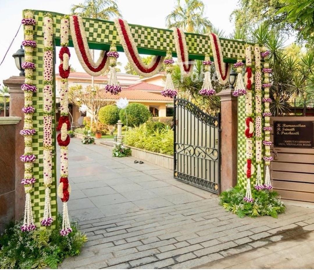 House Warming Floral Door